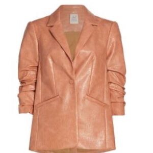 Cinq à Sept Faux Crocodile Kylie Jacket